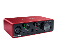 <notranslate>ett Focusrite Scarlett Solo 3Rd Gen-gränssnitt</notranslate>