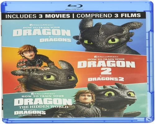 un film Comment dresser votre dragon : Collection de 3 films [Blu-Ray] (bilingue)