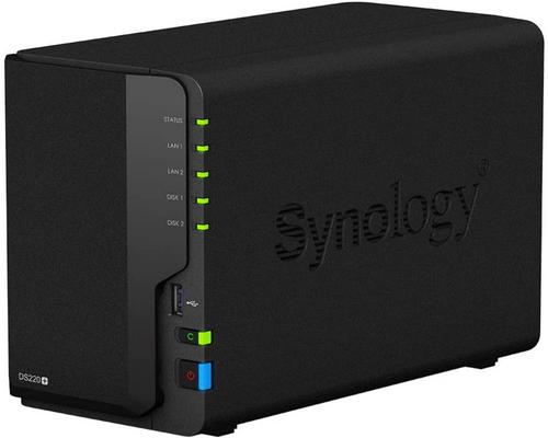 een Synology Ds220+ 2-Bay Nas-Case SSD-kaart