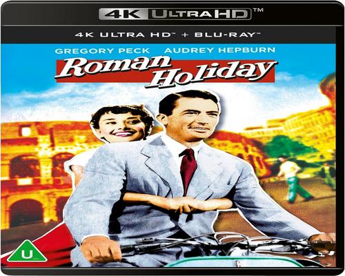 a Dvd Roman Holiday 4K Uhd [Blu-Ray] [Région A &amp; B &amp; C]