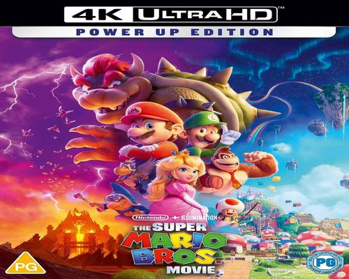 un DVD The Super Mario Bros. Movie [4K Ultra Hd] [2023] [Blu-Ray] [Region Free]