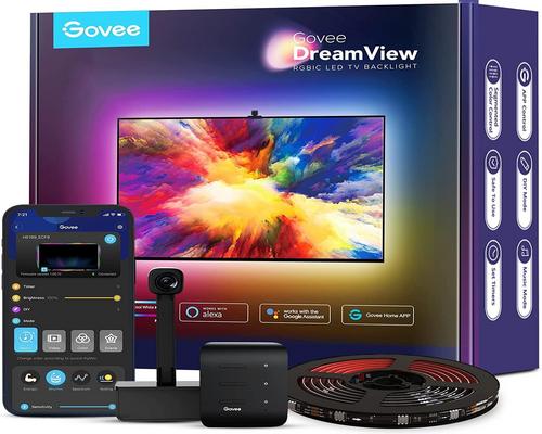 Govee TV Fita retroiluminação LED Wi-Fi com câmera