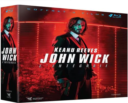 een dvd John Wick-De 4 hoofdstukken [Blu-Ray]