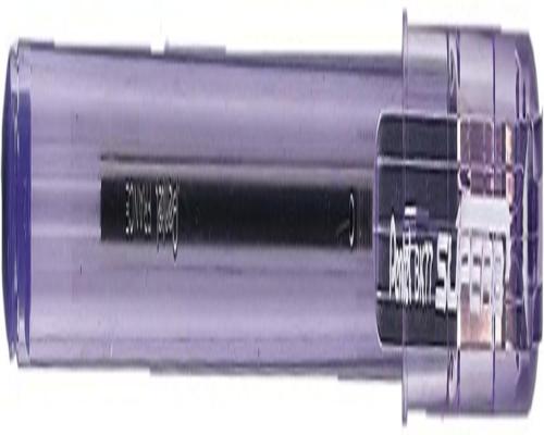 een Pentel Bk77F-C 0,7 mm blauwe badgehouder