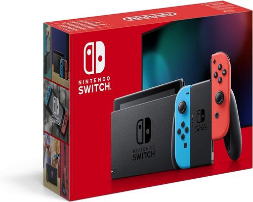 um console Nintendo Switch - Neon-Rot/Neon-Blau