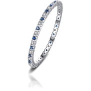 Une Bague Eternity Bleue