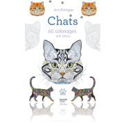 Un Cahier Chats : 60 coloriages anti-stress