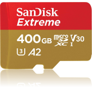 Une Carte Mémoire SanDisk Extreme 400 Go