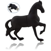 Une Clé USB 32 Go Cheval Noir