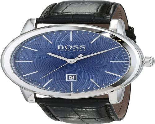 une Montre Hugo Boss Homme Analogique Classique Quartz Avec En Cuir