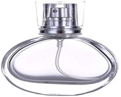 un Flacon Rond Transparent De En Verre 30 Ml