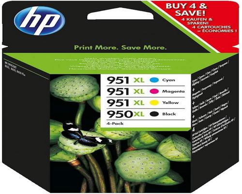 une Cartouche Hp 950Xl/951Xl Pack De 4 Noir