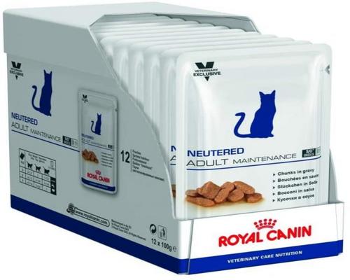 une Pack Nourriture Royal Canin Cat Neutered Adult Maintenance Chat 100 G