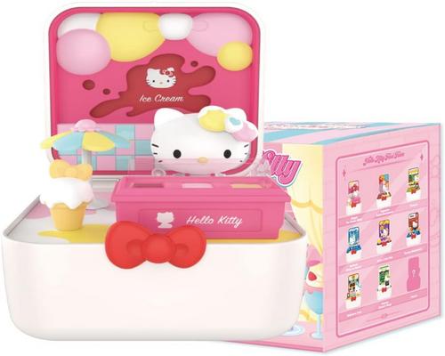 une Figurine Hello Kitty De La Série Yummy Pop Mart, Aléatoire
