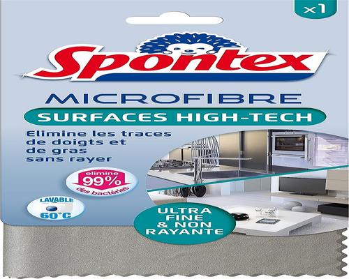 un Lot De Spontex Microfibres Pour Surfaces High Tech