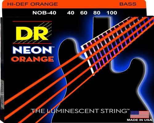 une Corde Dr String Nob-40 Neon Orange Jeu De