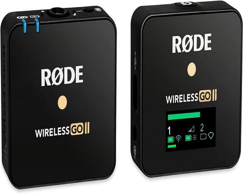 une Flûte Røde Wireless Go Ii Single -  De Phones Fil Ultra-Compact À Deux Canaux