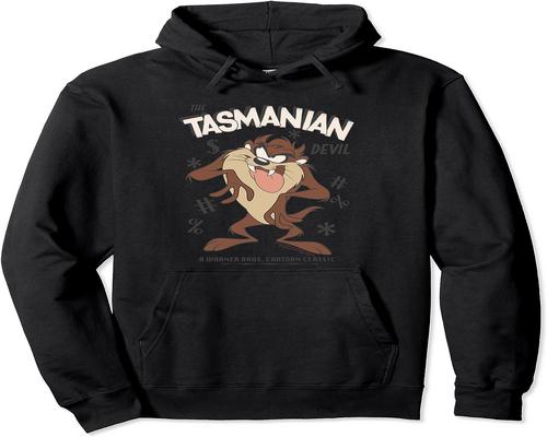 un Sweat À Capuche "Looney Tunes Vintage Tasmanian Devil"