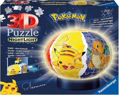 un Puzzle 3D Pokémon Lumineux