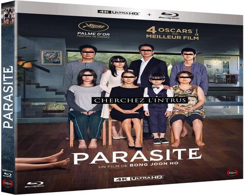 un Ensemble De "Parasite" En 4K Ultra Hd Et Blu-Ray