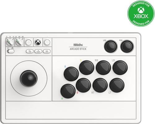 un Accessoire 8Bitdo Arcade Stick For Xbox & Pc (Windows 10) - White