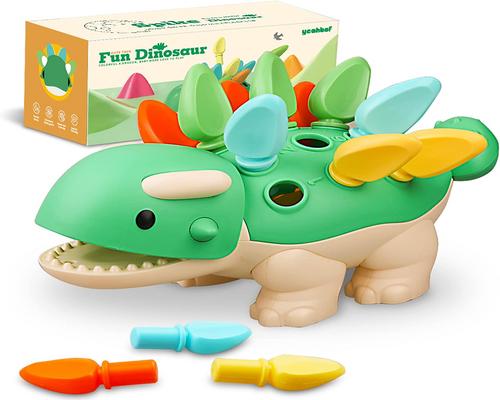 un Jouet Sensoriel Montessori De Dinosaures