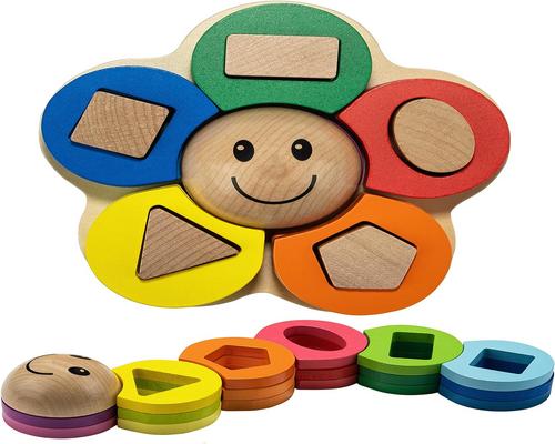 un Jouet De Tri Des Formes Montessori Pikatoyz
