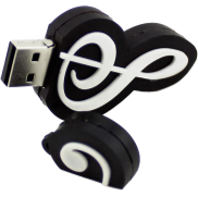 <notranslate>un Coffret De 64 Go Usb En Forme De Note De Musique</notranslate