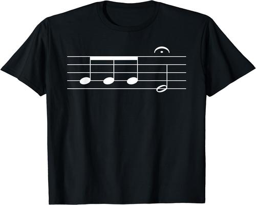 un T-Shirt Compositeur De Musique Beethoven 5Th Symphony Notes