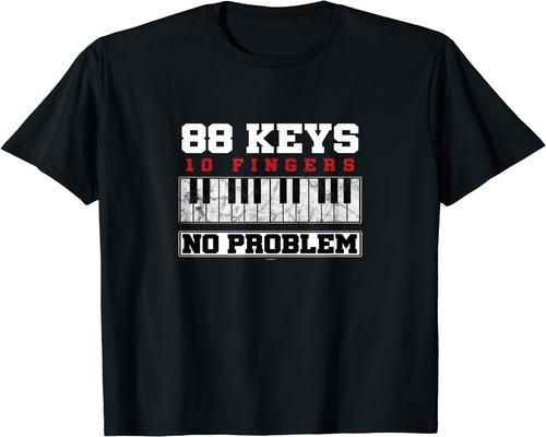un T-Shirt Avec Clavier De Piano