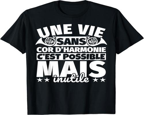 un T-Shirt Humoristique Sur Le Cor D'Harmonie
