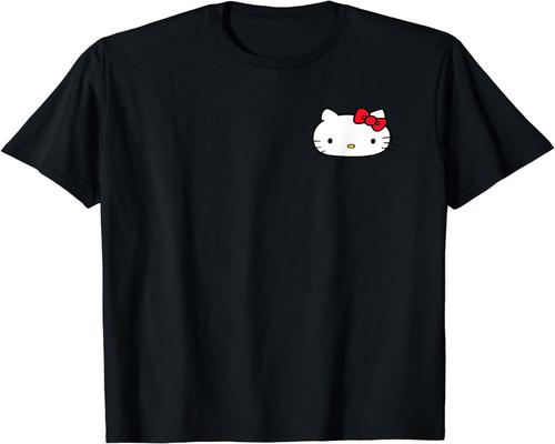 un T-Shirt Hello Kitty Avec Badge