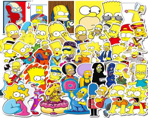 un Pack D'Autocollants "The Simpsons"