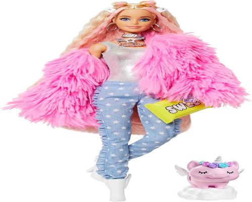 un Jeu Barbie Extra Articulée Blonde Au Look Tendance Et Oversize