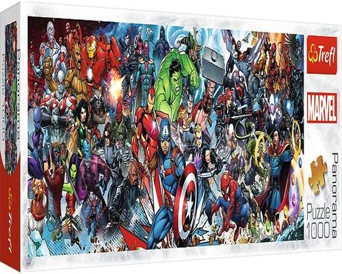 un Puzzle Marvel Panorama De 1000 Pièces