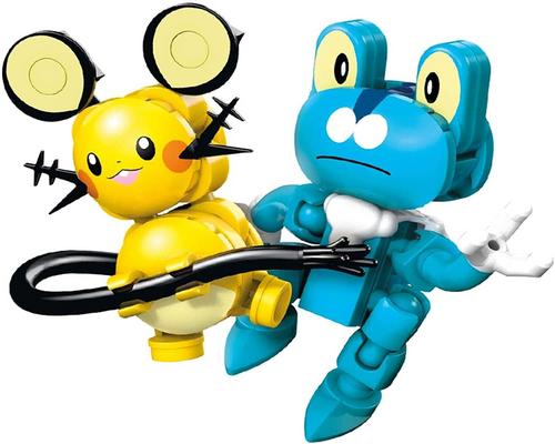 un Ensemble Construx Pokémon Froakie Vs Dedenne