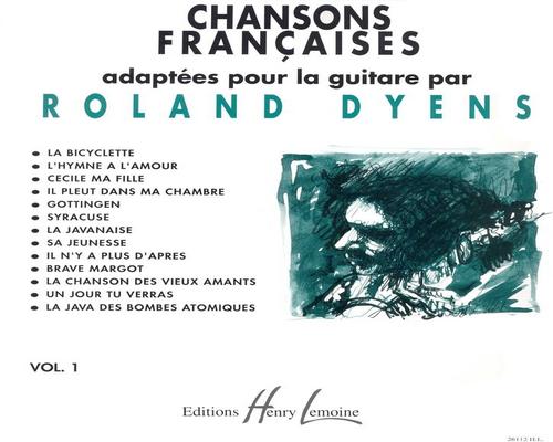 un Livre Chansons Françaises Volume 1 - Guitare Avec Tablatures