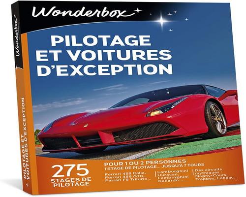un Coffret Wonderbox Pilotage