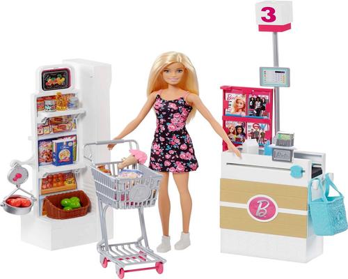 un Coffret Barbie Mobilier Supermarché