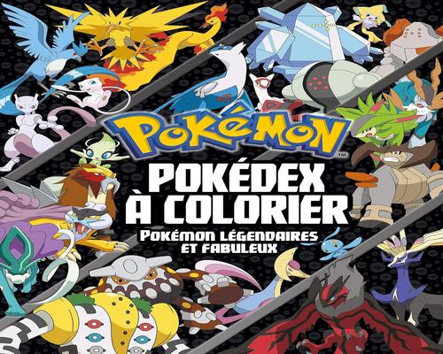 un Livre Pokédex À Colorier Pokémon