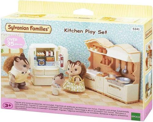 un Ensemble De Cuisine Sylvanian Families