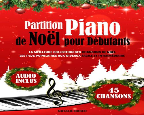 un Cd De Partitions De Piano De Noël