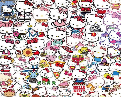 un Pack De Stickers Hello Kitty