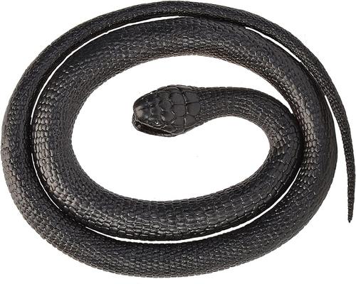 un Serpent En Caoutchouc Black Mamba
