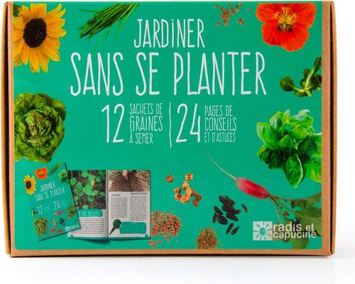 un Coffret De 12 Sachets De Graines À Semer Radis Et Capucine