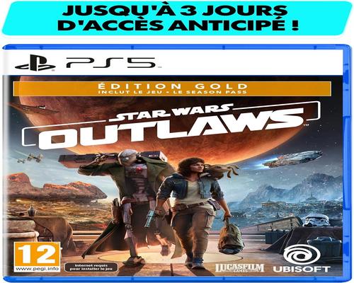 un Ensemble De Star Wars Outlaws - Edition Gold Pour Playstation 5