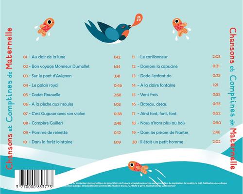 un Album "Chansons Et Comptines De Maternelle" Pour Enfants