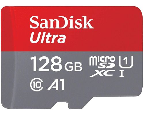 Une Carte Mémoire MicroSDHC Ultra 128GB SanDisk
