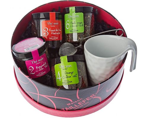 Un Coffret Boîte Ronde Tea Time