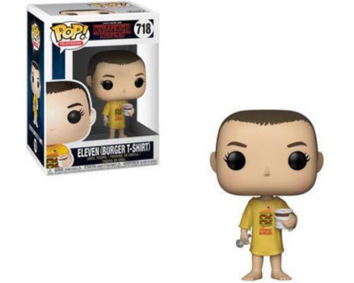 Une Figurine Pop Stranger Things: Eleven in Burger Tee